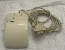 VINTAGE Artec AM25 3-Button Wired Serial Mouse ** Rare Hard To Find HTF ** picture