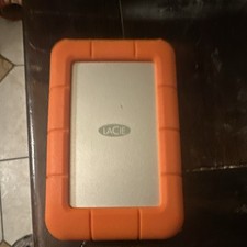 LaCie Rugged External Drive Rugged, Orange/Silver Bumper Case Design picture
