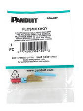 Panduit FLCSMCXAQY LC Simplex 10Gig OM3/OM4 Multimode 50um Fiber Connector ~STSI picture