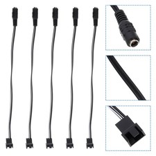 Computer Fan Splitter Cable Dc to 4-Pin Durable ABS Power Converter picture