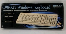 Micro Innovations 108-Key Windows Model KB400i Keyboard Sealed Box picture
