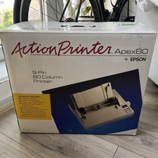 NEW Epson Action Center Apex 80 9-Pin Dot Matrix Printer Rare Vintage picture