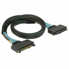 CY  U.2 U2 SFF-8639 NVME PCIe SSD Cable Male to Female Extension 50cm 68pin picture