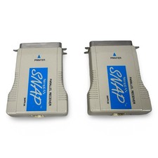 Lot of 2 SimpLAN SNAP Parallel Receiver Printer Adapter SNPR-36 Vintage Tech picture