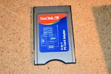 SanDisk 4-in-1 PC Card Adapter PCMCIA for SD/SM/MS & MMC SDDR-65 picture