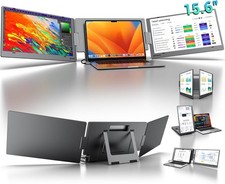 KYY X90D - Double 15.6in Portable IPS LCD Monitor FHD 1920x1080 60Hz - Grey picture