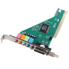 4 Channel 5.1 Surround 3D PC PCI Sound Audio Card W/Game MIDI Port Sound Card picture