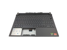 OEM Dell G15 5530 5535 Palmrest W/ RGB Backlit US Keyboard - 25CCM 025CCM 02 picture