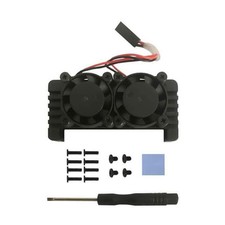 Aluminum Heatsink Case Shell With Double Cooling Fans For Raspberry Pi Zero 2W picture