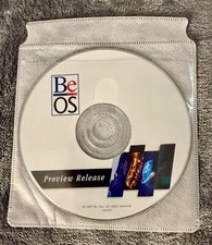 BeOS Preview Release Mac CD-ROM Vintage Operating System ©1997 Tested Loads picture
