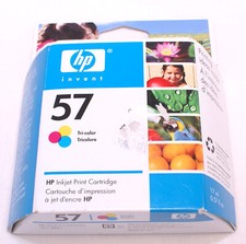  Genuine HP 57 Tri Color Ink Cartridge, Cyan Magenta Yellow, C6657AC, 2005 picture