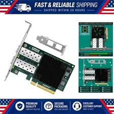 FebSmart 10GbE SFP+ Network Card PCIe x8 Dual Port Intel 82599ES X520-DA2 picture