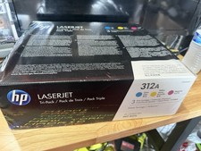 Genuine HP 312A CF440AM Toner Print Cartridges CF381A CF382A CF383A Tri-Pack New picture