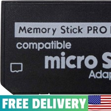 PSP Memory Stick Adapter, Funturbo Micro SD to PRO 1 Pack, Black picture
