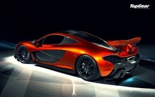 Cars top gear mclaren Desk Mat Stitched picture