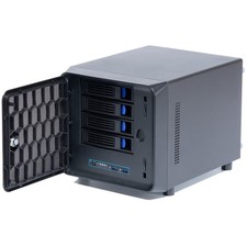 4 + 1 Bay DIY NAS Case, 4 X 2.5″ / 3.5″ Tray + 1 X 2.5″ Internal Bay. MB ITX. PS picture