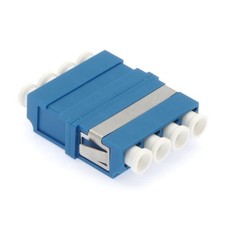 10 Pack of LC/UPC Singlemode Quad Adapter without Frange Blue picture