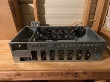 For 8 GPU Mining Rig Frame Miner Case w/ 4 Fans and 4GB DDR3 Mining Motherboard picture