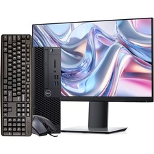 Dell Desktop Computer 24in LCD Intel i5 16GB RAM 256GB SSD Windows 11 PC picture