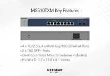 Netgear MS510TXM -Port Multi-Gigabit/10G Ethernet Smart Switch with 2 SFP+ picture