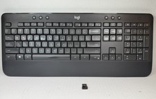Logitech Black K545 Wireless Full Size Keyboard Palm Rest Numeric Keypad Unit #2 picture