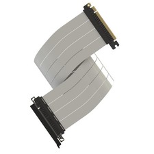 LINKUP AVA5 PCIe 5.0 Riser Cable Straight White 60cm picture