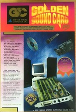 ISA PC Sound Card Toptek Golden Sound Card Pro II YAMAHA 7128 Stereo Adlib - NEW picture