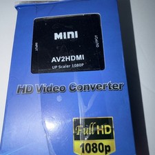 AV2HDMI Video Converter Box Retro Computer Games Console HDMI - Ships from USA picture