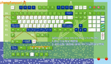 129Keys Touhou Project Inorikaze PBT Keycaps For Cherry MX Mechanical Keyboard picture