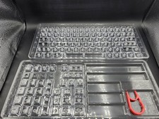 Womier Clear W/ Black Text 111 Keycap Set For Cherry MX (No Num Pad Top Row) picture