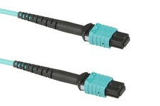 MPO Cable, 12-Strand, OM3, LSZH, UPC, Type B, Female Key Up to Female Key Up, 7 picture