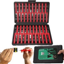 Red Terminal Pin Removal Tool Set Electronic Repair Tools with Blow Molded Case picture