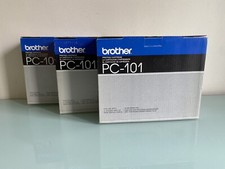 THREE Brother PC-101 Printing Cartridges Brand New picture