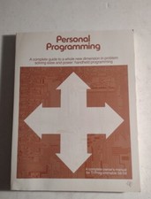 1977 Personal Programming A Complete Owner's Manual for TI Programmable 58/59. picture