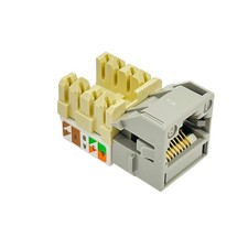 Qty 6 CommScope CC0020586/1 UNJ500-GY Gray Cat5e Jack U/UTP Outlet ~NEW~ picture