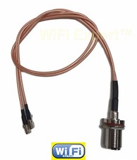 N Female to Y type 2X TS9 Male Str8 Splitter Combiner cable pigtail RG316 4-20