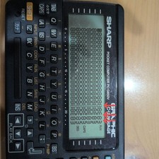 SHARP PC-G850V Pocket Computer C Language BASIC Programming DC 6V Junk picture