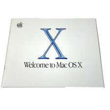 Welcome to Mac OS X Apple Macintosh 2001 Software Booklet 034-2030-A in Japanese picture