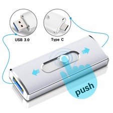 USB 3.0 Type C 32G 64G 128G High Speed Dual OTG USB Flash Drives Memory Sticks  picture