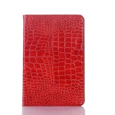 for iPad mini 5/4/3/2/1 Case, Crocodile Reflector Leather Stand Folio Case Sm... picture