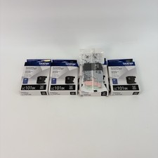 4x New Genuine Brother LC101 Black Ink Cartridge MFC-J285DW, MFC-J450DW Ex 23&24 picture