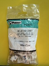 Panduit Mini-com Tx6 RCJCTX6 Giga Channel Use W/ CPPKTP48WBL(not Included) U.S.A picture