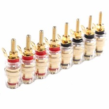 Useful Speaker Terminal Binding Posts Pack Plated Replacement Replaces picture
