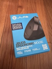 JLAB ERGONOMIC MOUSE MJBERGORBLK82, Multi-Device Vertical Wireless Mouse- picture
