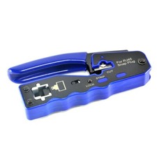 RJ45 Pass Through Crimping Tool for Cat5 Cat5e Cat6 Plugs Connector Network picture