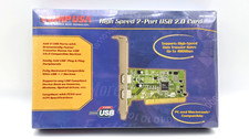 Comp USA High Speed 2-port USB 2.0 Card Backward Compatible PC + Mac Vintage New picture