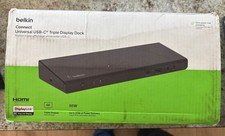 Brand NEW BELKIN INC007 CONNECT Universal USB-C Triple 4K Display Dock SEALED picture