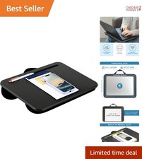 Compact Lap Desk for 15 Inch Computers Black Portable Stable Cushion picture