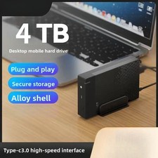 EAGET 4TB USB 3.0 Type-C External Hard Drive Portable HDD for PC Mac picture