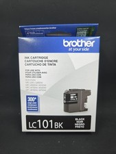 NEW SEALED Genuine Original Brother LC101BK Ink Cartridge Black EXP 01/2023 picture